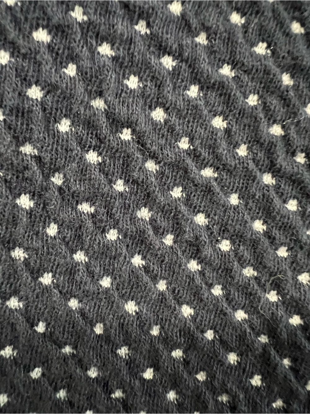Michael Kors Navy Polka Dot Stretch Leggings with Gold Logo - Picture 5 of 11